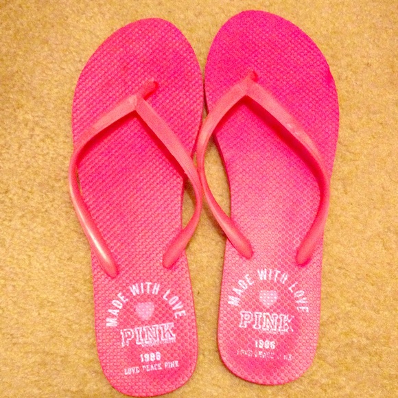 PINK Victoria's Secret | Shoes | Pink Flip Flops | Poshmark