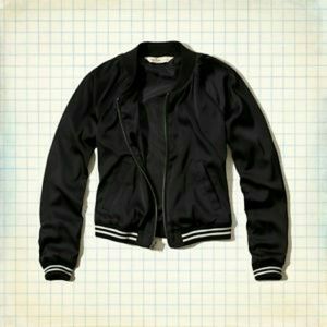 Satin Varsity Bomber Jacket (Juniors)