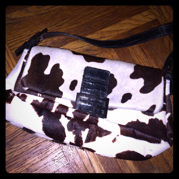 Animal Print leather handbag
