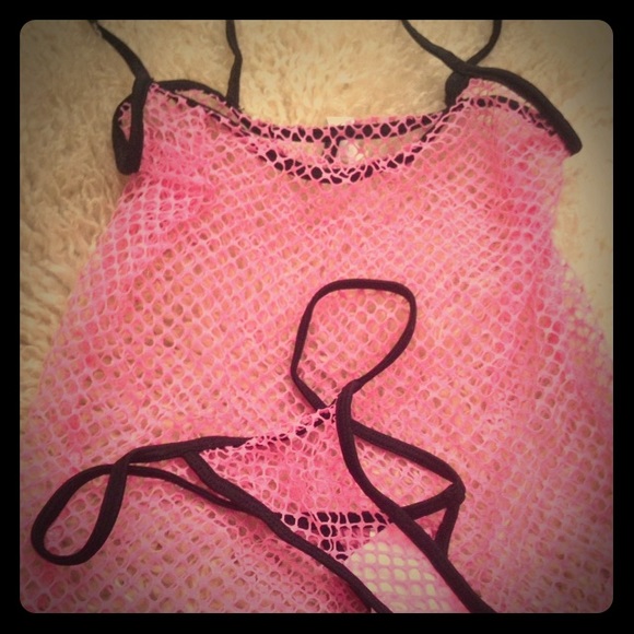 Sexy Net Top and Thong