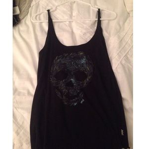 Black vans skull shirt