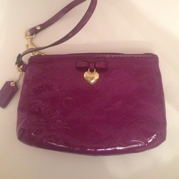 Purple Coach Purse