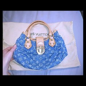 Louis Vuitton Denim Pleaty EUC