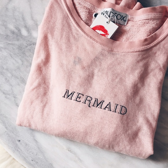 Wildfox Sweaters - Wildfox Tiny Mermaid Sweatshirt