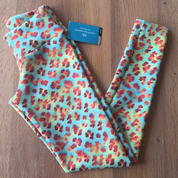 Colorful Animal Print Leggings * Yoga