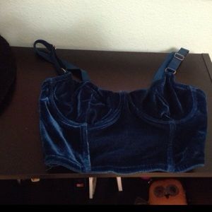 velvet bralette