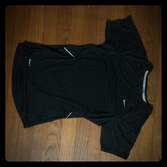 Women's Black dry fit Nike shirt
