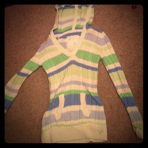 Justice sweater w/ hood