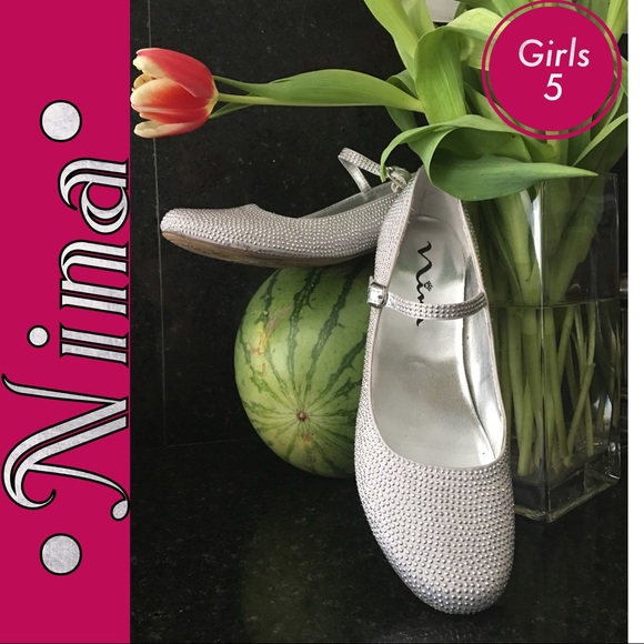 Other - Nina Rhinestone Mary Janes