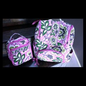 Vera Bradley backpack and lunch box!