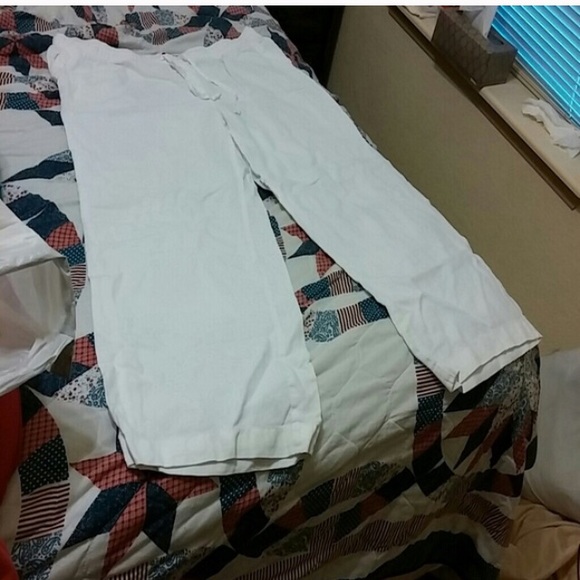 Merona Pants - White linen pants