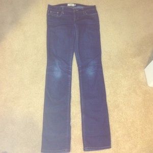 Abercrombie & Fitch Dark Blue Straight Jeans