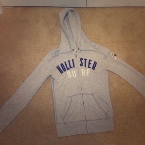 Hollister Grey Zip Up