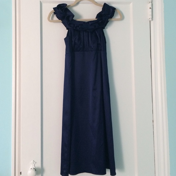 The Limited purple ruffle top dress new w/ tags 0