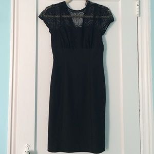The Limited black lace top dress new w/ tags 0