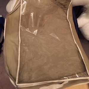 Under the bed clothing storage