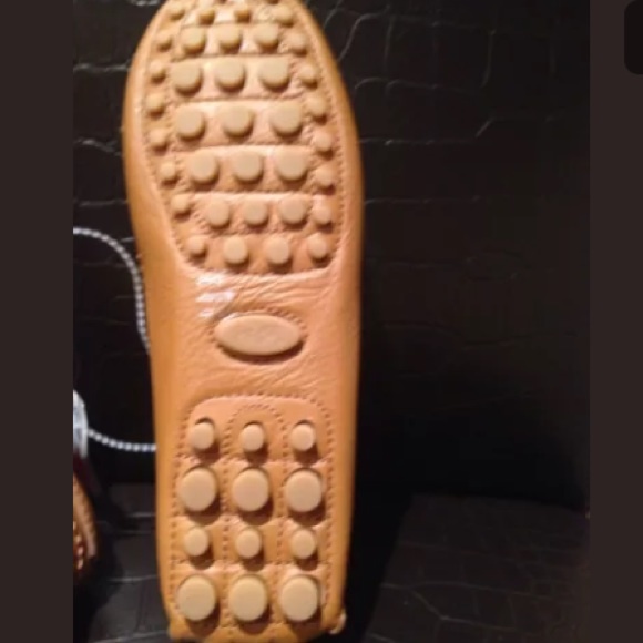 🚫Sold🚫Coach nadia Leather Loafers Tan Sz 8.5 - Picture 3 of 4