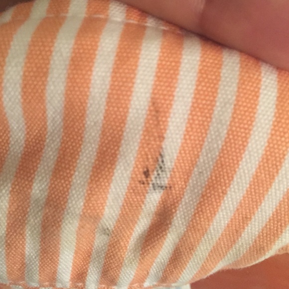 Old Navy XS Orange and White Stripe Blazer - Picture 3 of 4