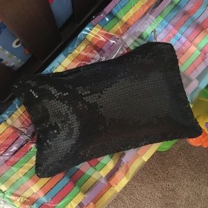 NWOT Cute sequin clutch