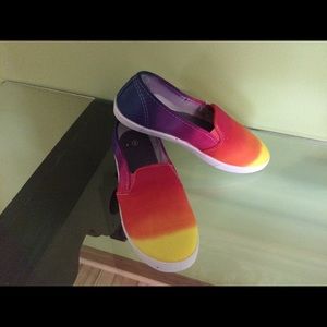Tie dye shoes