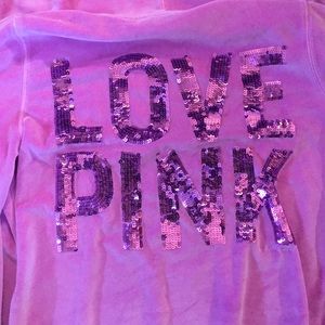 Victoria's Secret pink zip up!