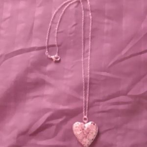 Silver heart locket