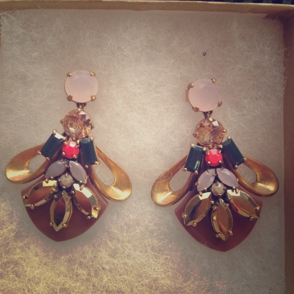 J. Crew Jewelry - Crystal Hive Earrings