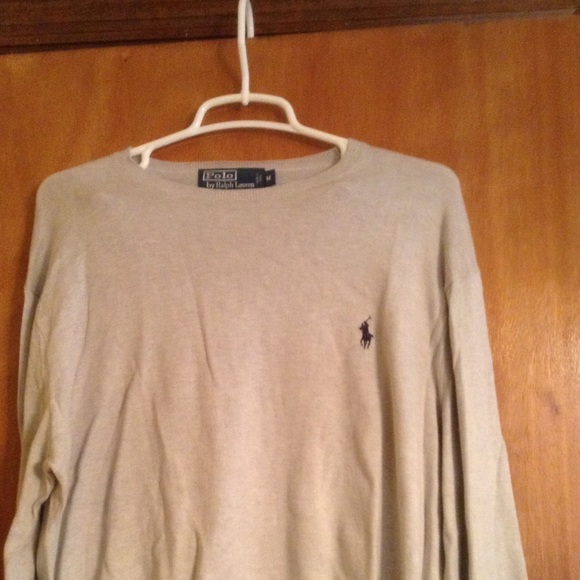 Mens Polo Ralph Lauren Gray Sweater size M