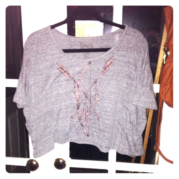 Graphic crop top