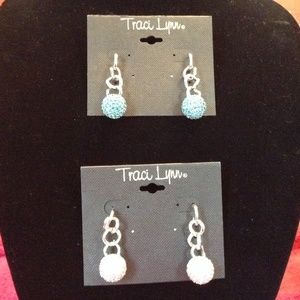 Traci Lynn Bling It Rhinestone Pierced Earrings