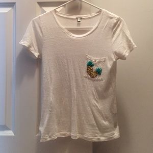 J Crew Pineapple Top