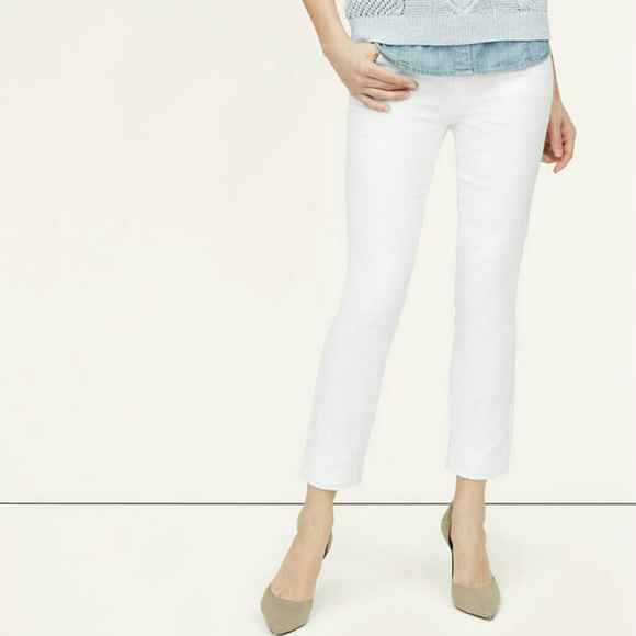 White modern straighy jeans