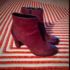 Ecco brown leather boots