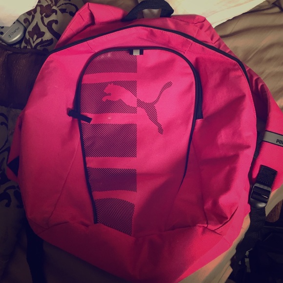 Puma Large Hot Pink Backpack