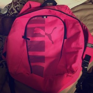 Puma Large Hot Pink Backpack