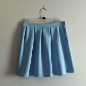 ☁️💦baby blue pleated skirt💿🌟