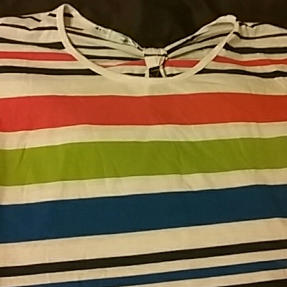Fun strip colorful top,with out tag.