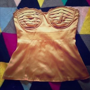 🐱Silk Bustier Top🐱