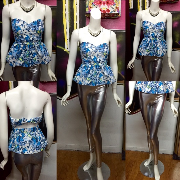 Cute strapless top