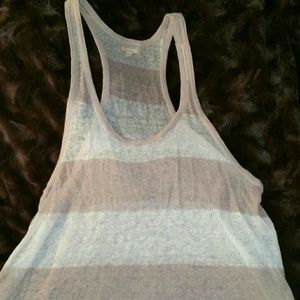 Aerie XL over sheer tank like top.
