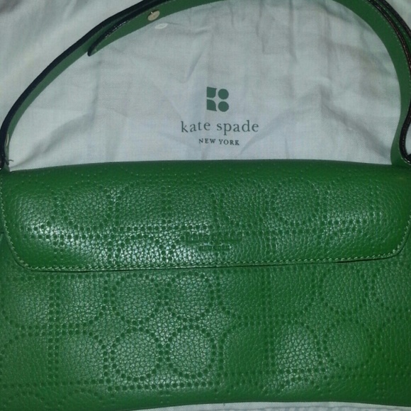 Green Kate Spade Leather purse - Picture 3 of 4