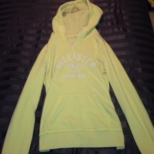 Yellow Hollister sweatshirt