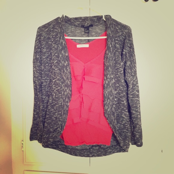 Open cardigan