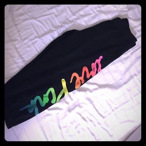 VS Pink Cropped Sweats