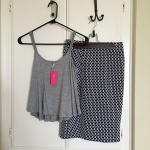 ❌bundled Gray crop top