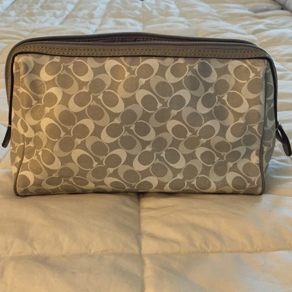 Coach makeup bag