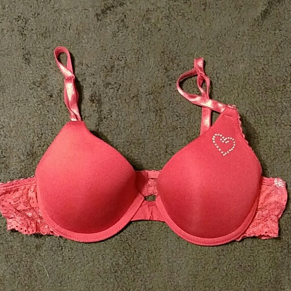 Candies 34A red lace bra