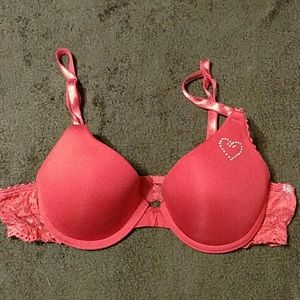 Candies 34A red lace bra