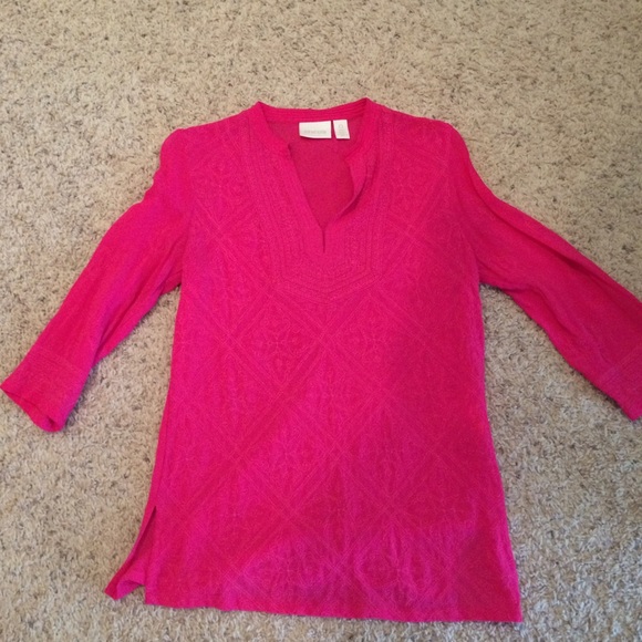 Beautifully stitched pink top