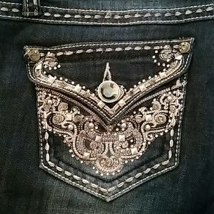 Embellished jeans